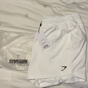 NWT White Gymshark Shorts